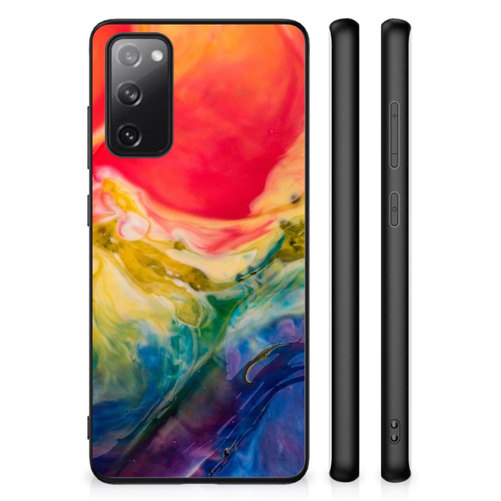 Kleurrijke Telefoonhoesje Samsung Galaxy S20 FE Watercolor Dark B2C Telecom
