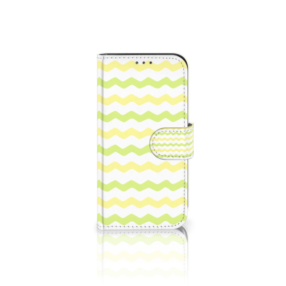Apple iPhone 12 Mini Telefoon Hoesje Waves Yellow