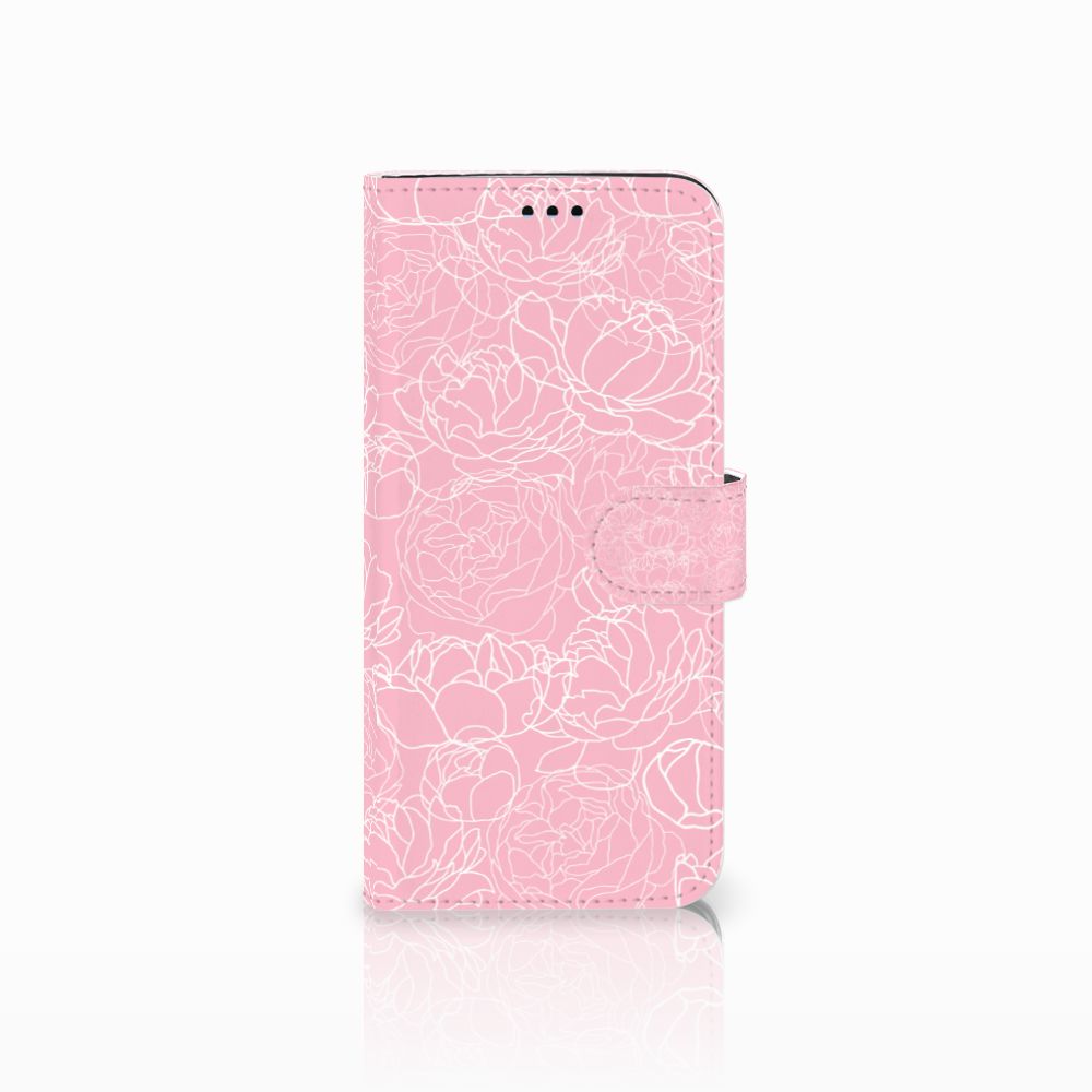 Samsung Galaxy S9 Plus Hoesje White Flowers