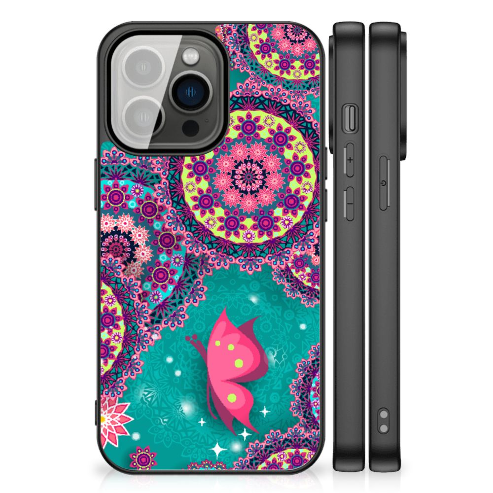 iPhone 13 Pro Leuk Telefoonhoesje Cirkels en Vlinders B2C Telecom