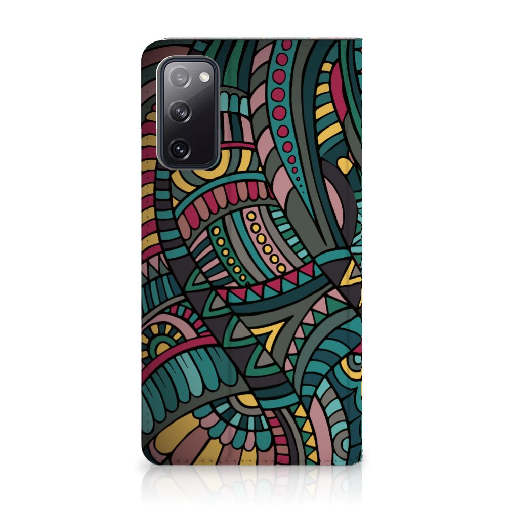 Samsung Galaxy S20 FE Hoesje met Magneet Aztec - B2C Telecom