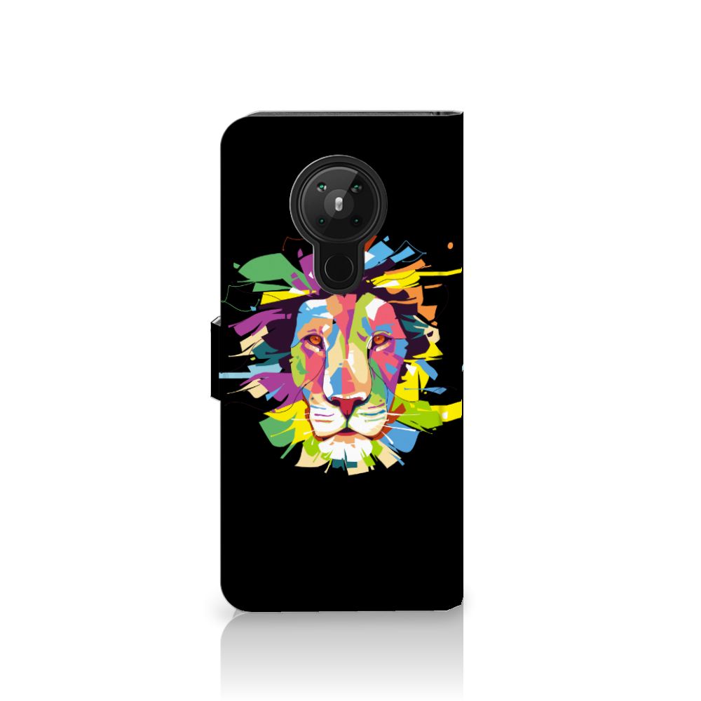 Nokia 5.3 Leuk Hoesje Lion Color