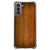 Samsung Galaxy S21 Stevig Telefoonhoesje Donker Hout