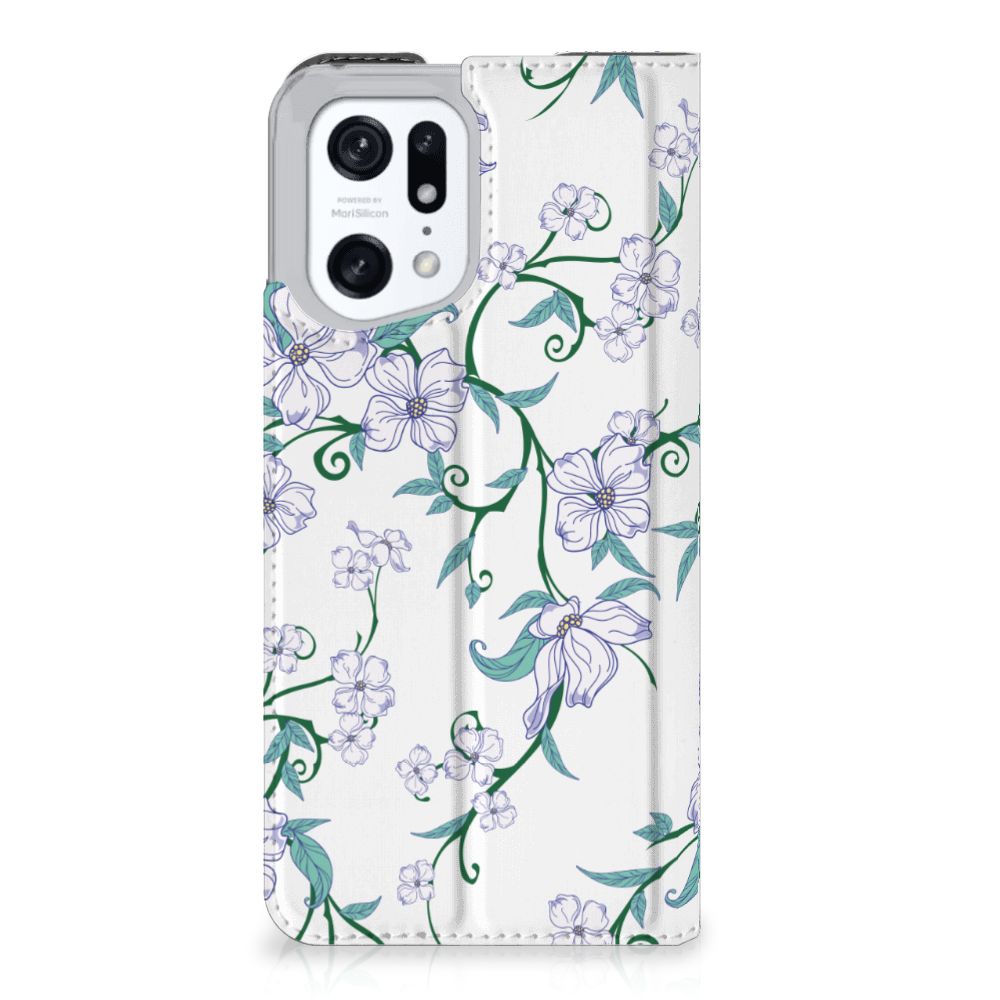 OPPO Find X5 Pro Uniek Smart Cover Blossom White - B2C Telecom