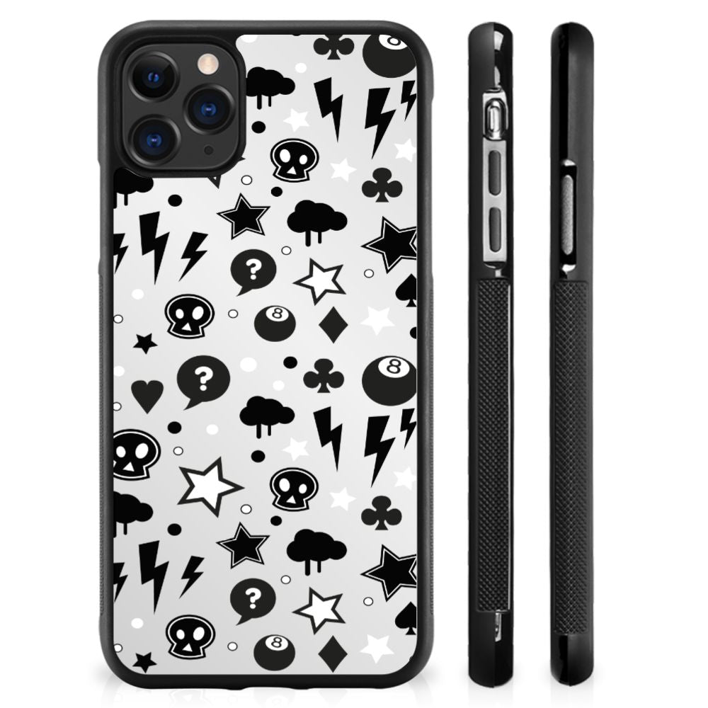 Mobiel Case Apple iPhone 11 Pro Max Silver Punk B2C Telecom