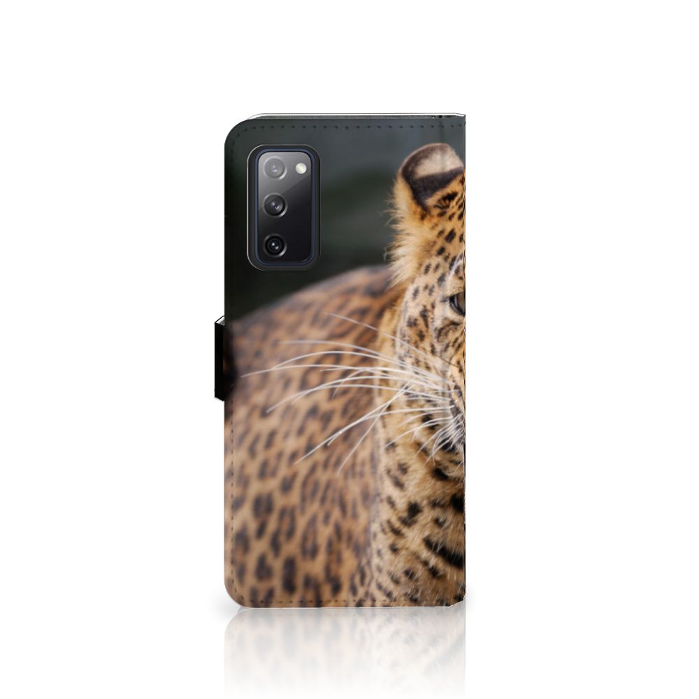 Samsung Galaxy S20 FE Telefoonhoesje met Pasjes Luipaard