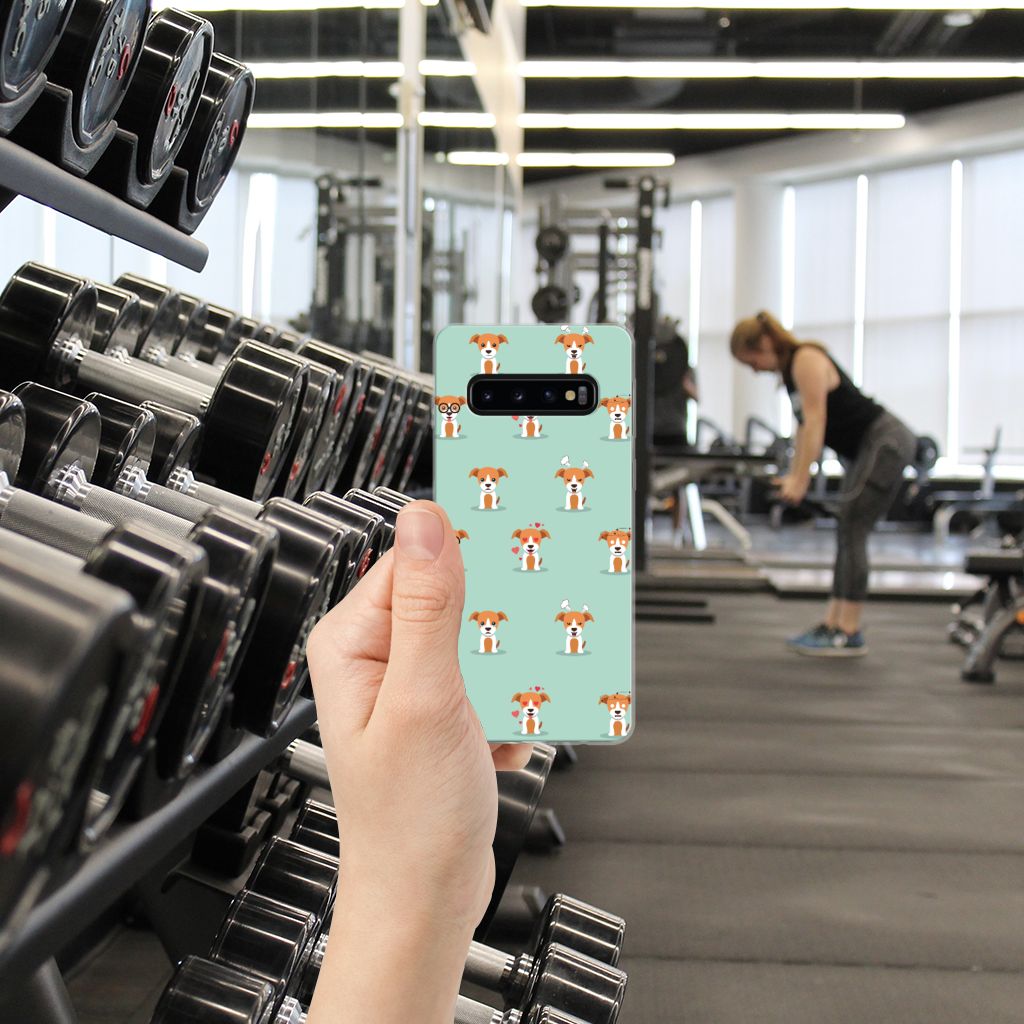 Samsung Galaxy S10 TPU Hoesje Pups