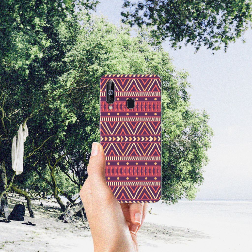 Samsung Galaxy A60 TPU bumper Aztec Paars