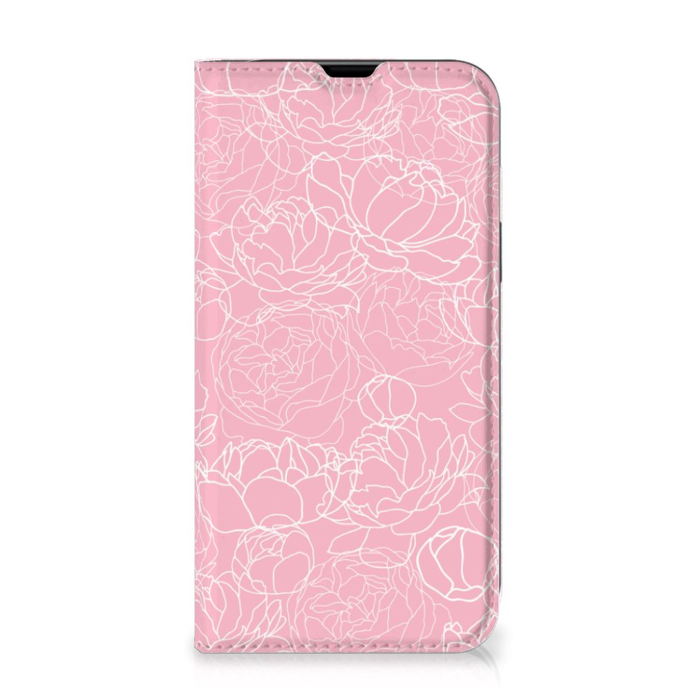 iPhone 13 Smart Cover White Flowers