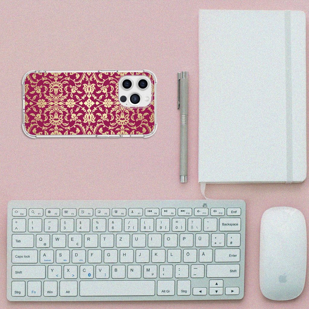 Anti Shock Case iPhone 13 Pro Max Barok Pink - B2C Telecom
