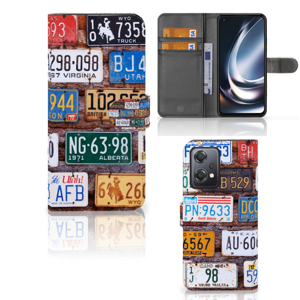 OnePlus Nord CE 2 Lite Telefoonhoesje met foto Kentekenplaten