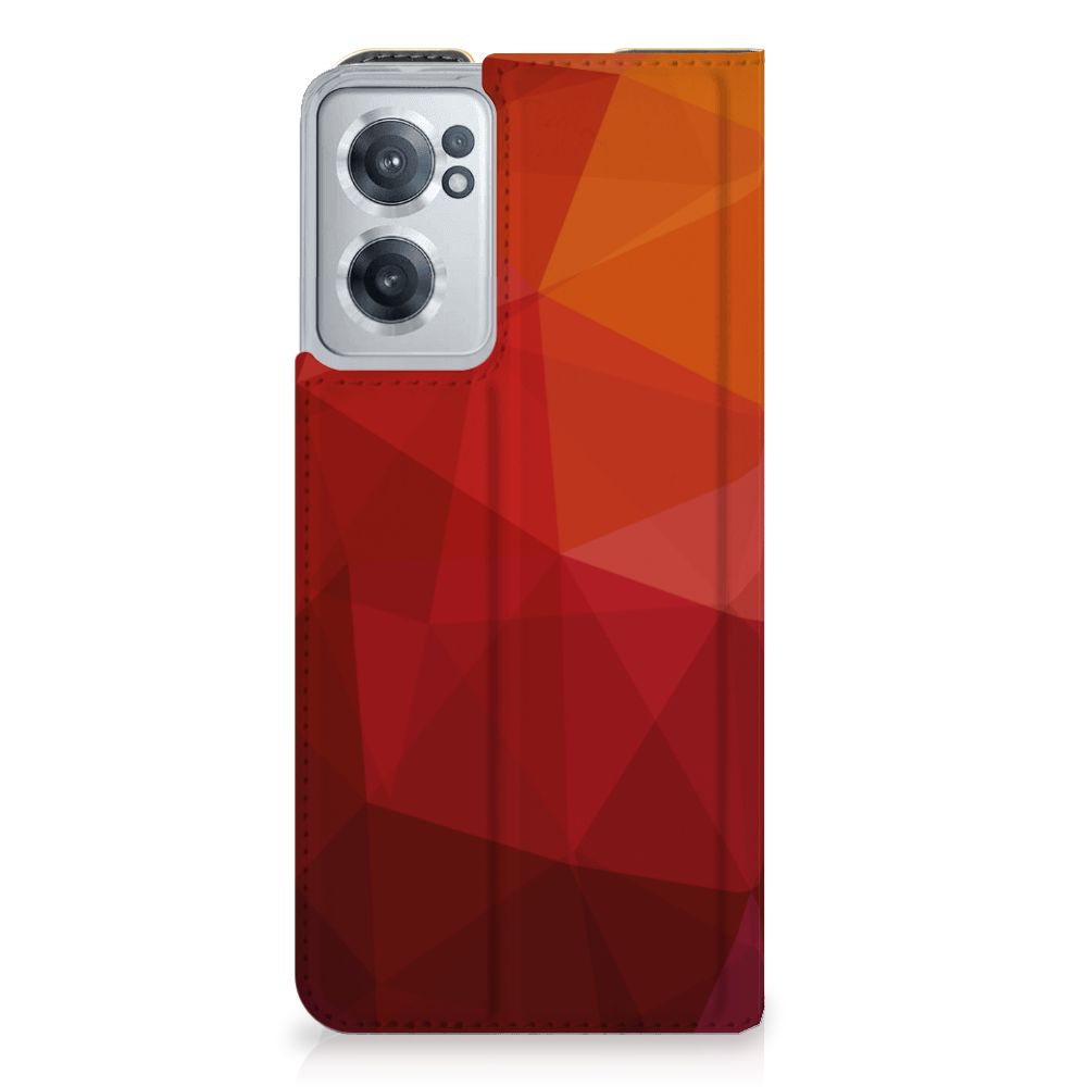 Stand Case voor OnePlus Nord CE 2 5G Polygon Red - B2C Telecom