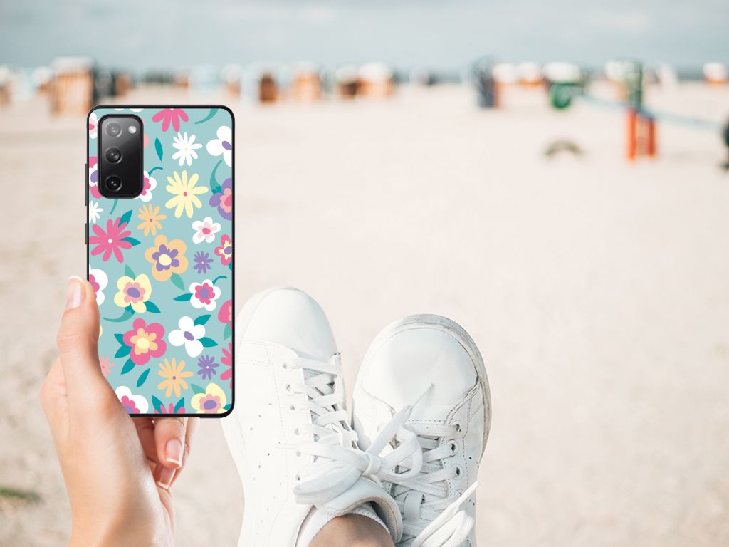 Samsung Galaxy S20 FE Bloemen Hoesje Flower Power B2C Telecom