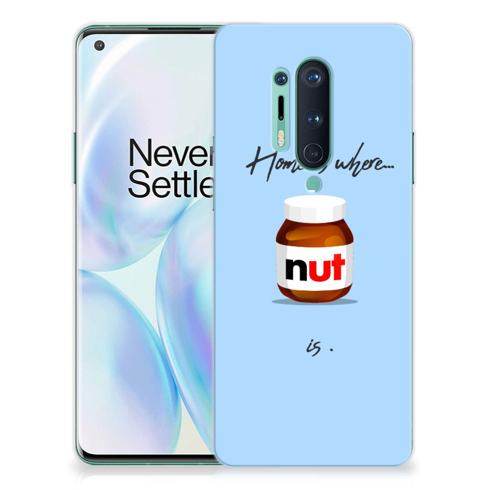 OnePlus 8 Pro Siliconen Case Nut Home