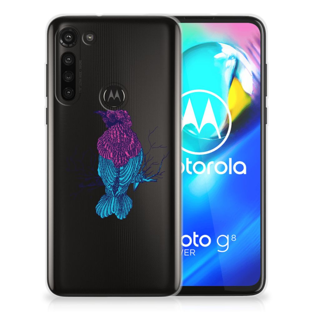 Motorola Moto G8 Power Telefoonhoesje met Naam Merel B2C Telecom