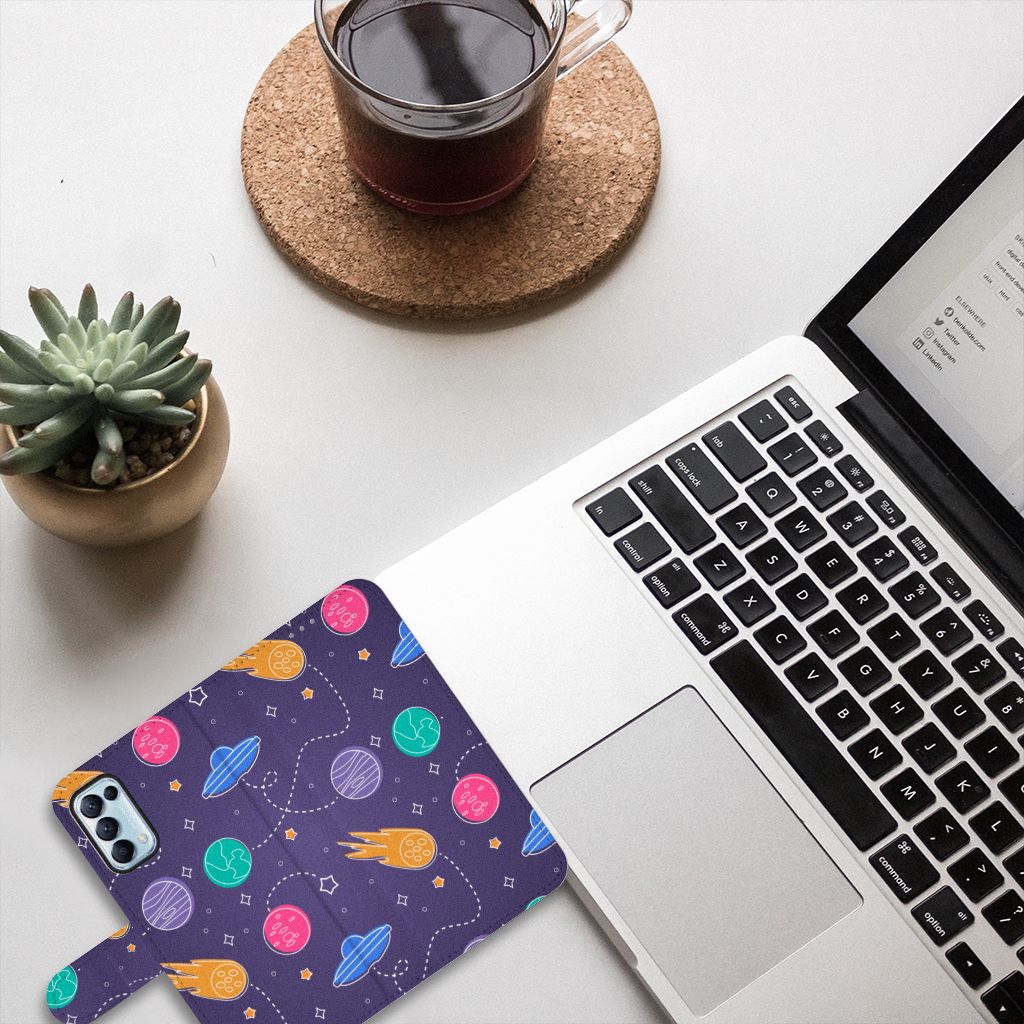 OPPO Find X3 Lite Wallet Case met Pasjes Space