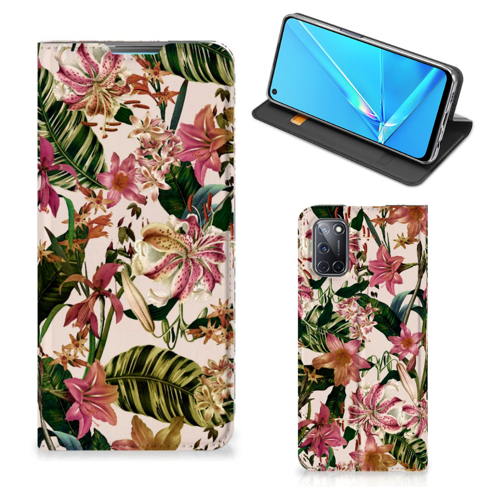 OPPO A52 | A72 Smart Cover Flowers - B2C Telecom