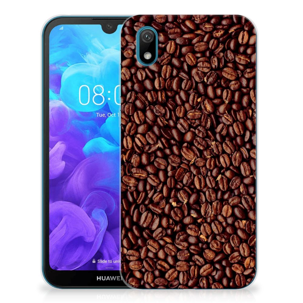 Huawei Y5 (2019) Siliconen Case Koffiebonen