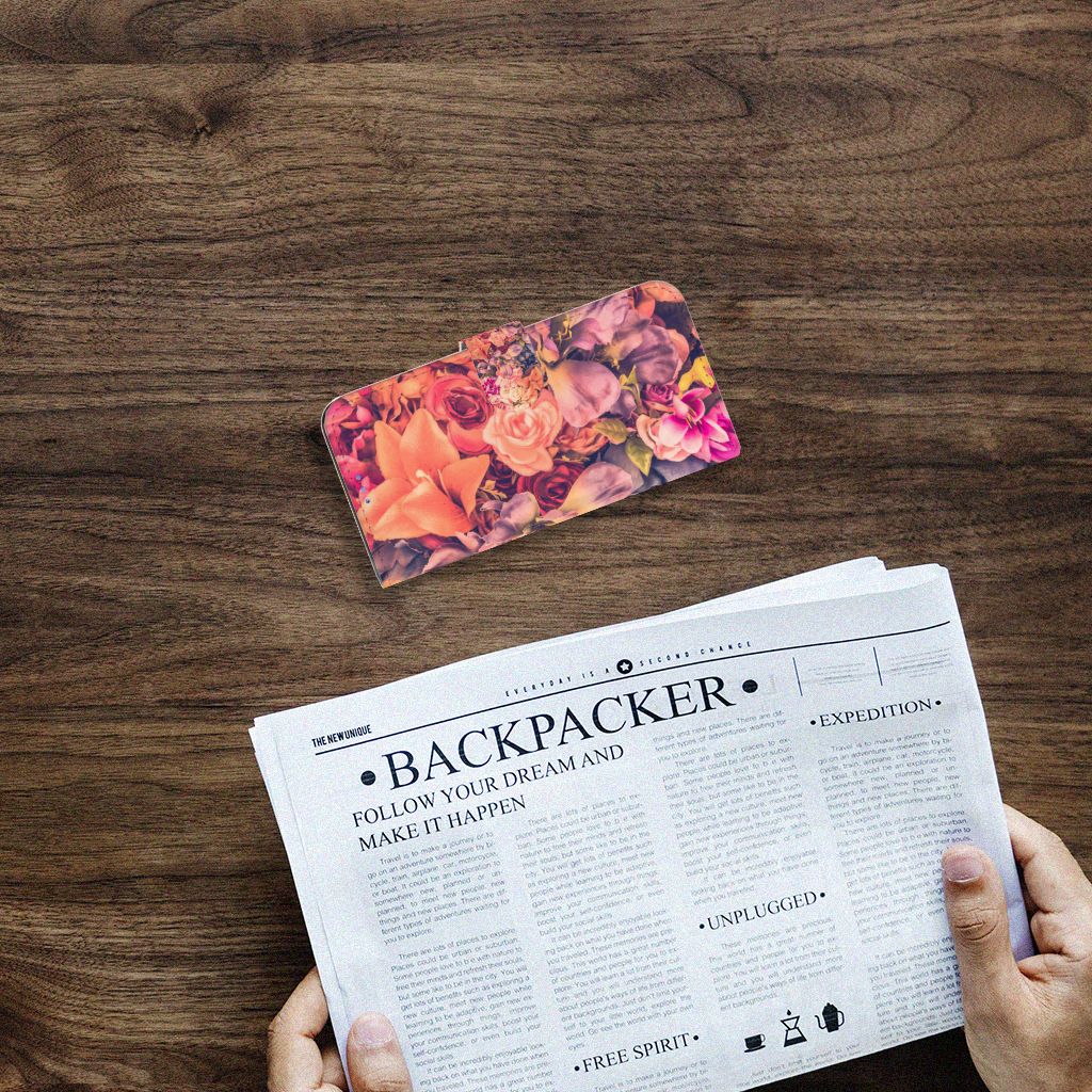 Motorola Moto G Pro Hoesje Bosje Bloemen