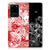 Silicone Back Case Samsung Galaxy S20 Ultra Angel Skull Rood