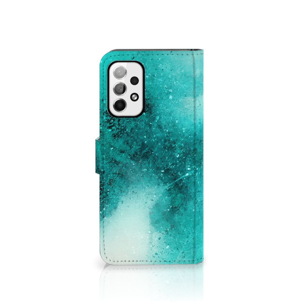 Hoesje Samsung Galaxy A73 5G Painting Blue