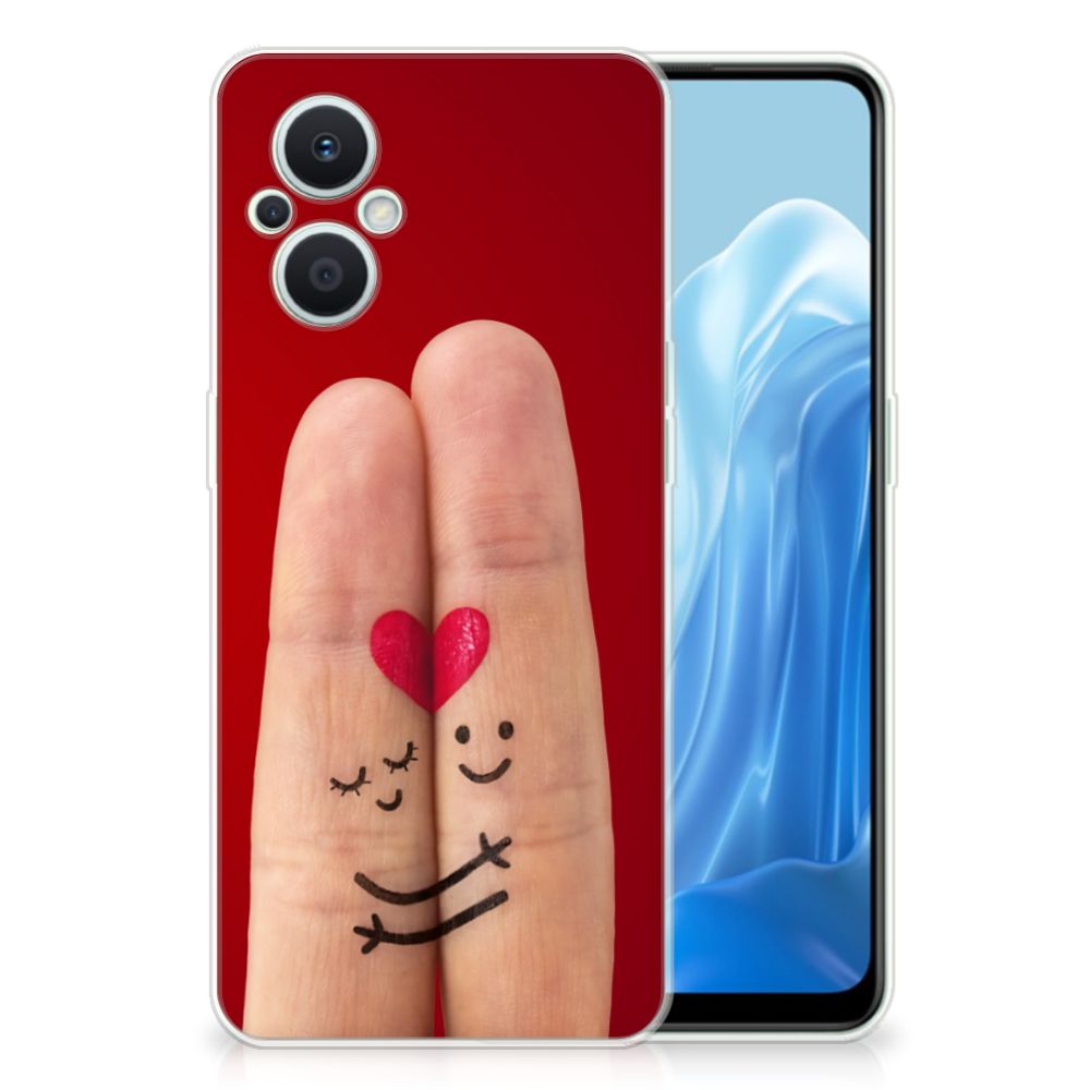 OPPO Reno8 Lite Silicone Back Cover Liefde - Origineel Romantisch Cadeau B2C Telecom