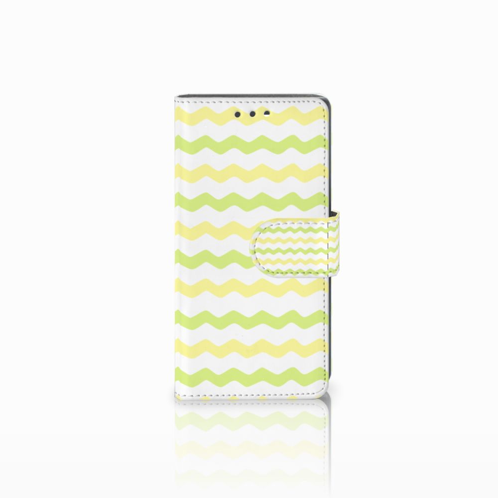 Sony Xperia X Compact Telefoon Hoesje Waves Yellow