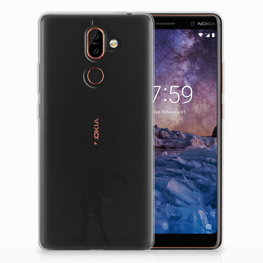 Nokia 7 Plus Telefoonhoesje met Naam Floss