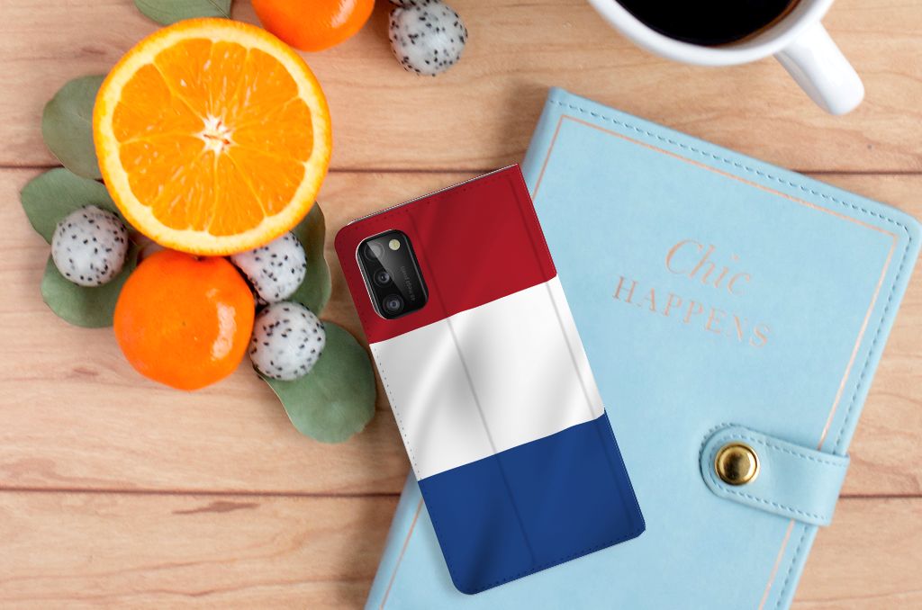 Samsung Galaxy A41 Standcase Nederlandse Vlag - B2C Telecom