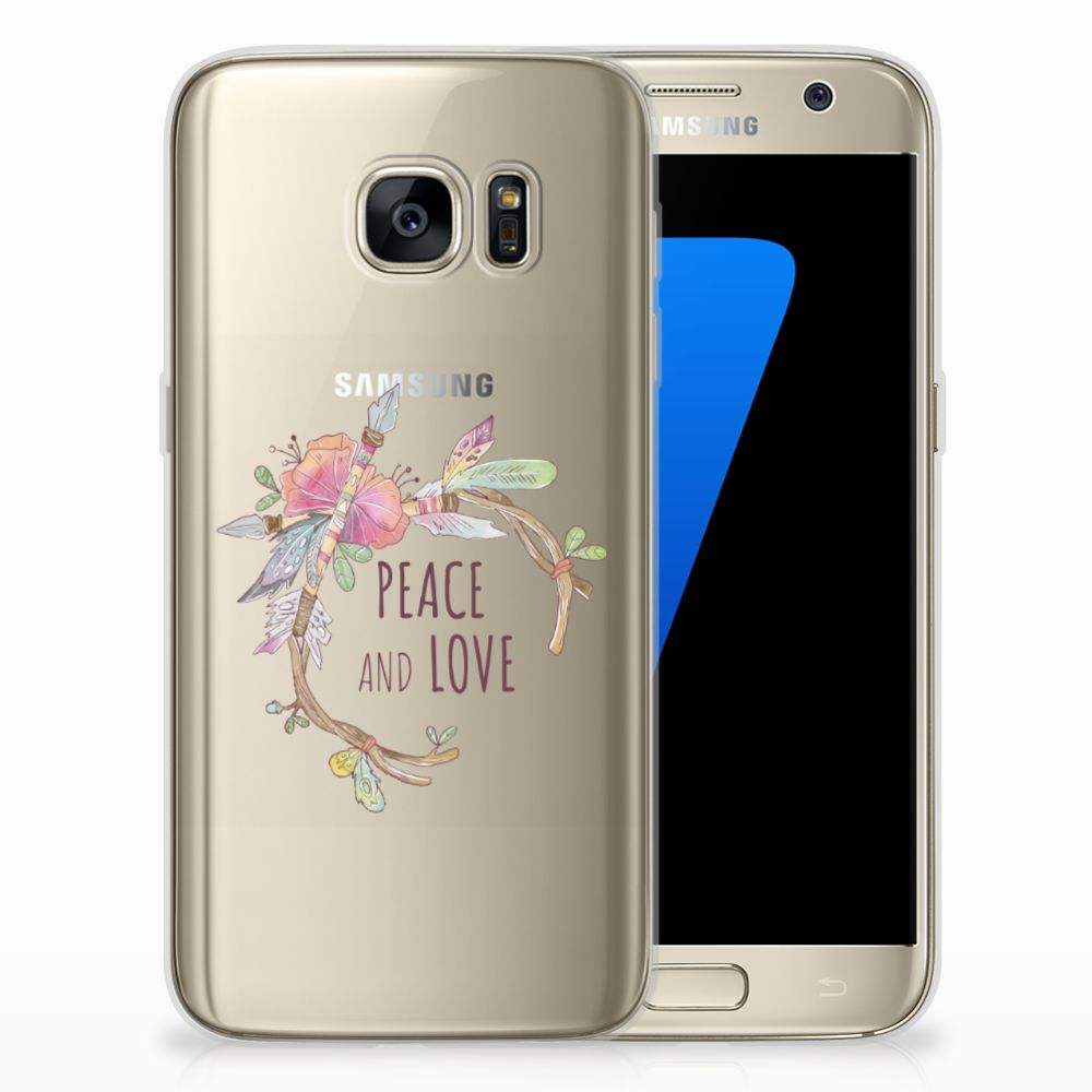 Samsung Galaxy S7 Telefoonhoesje met Naam Boho Text