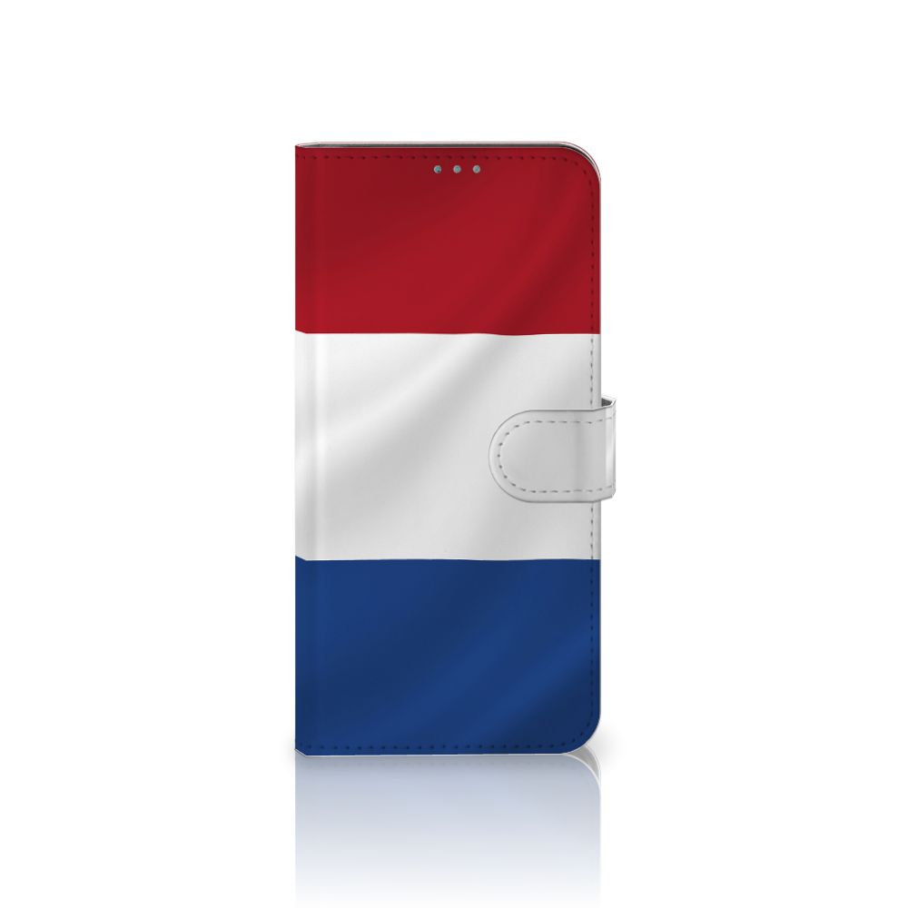 Nokia X10 | Nokia X20 Bookstyle Case Nederlandse Vlag met design van de Nederlandse vlag in rood, wit en blauw.