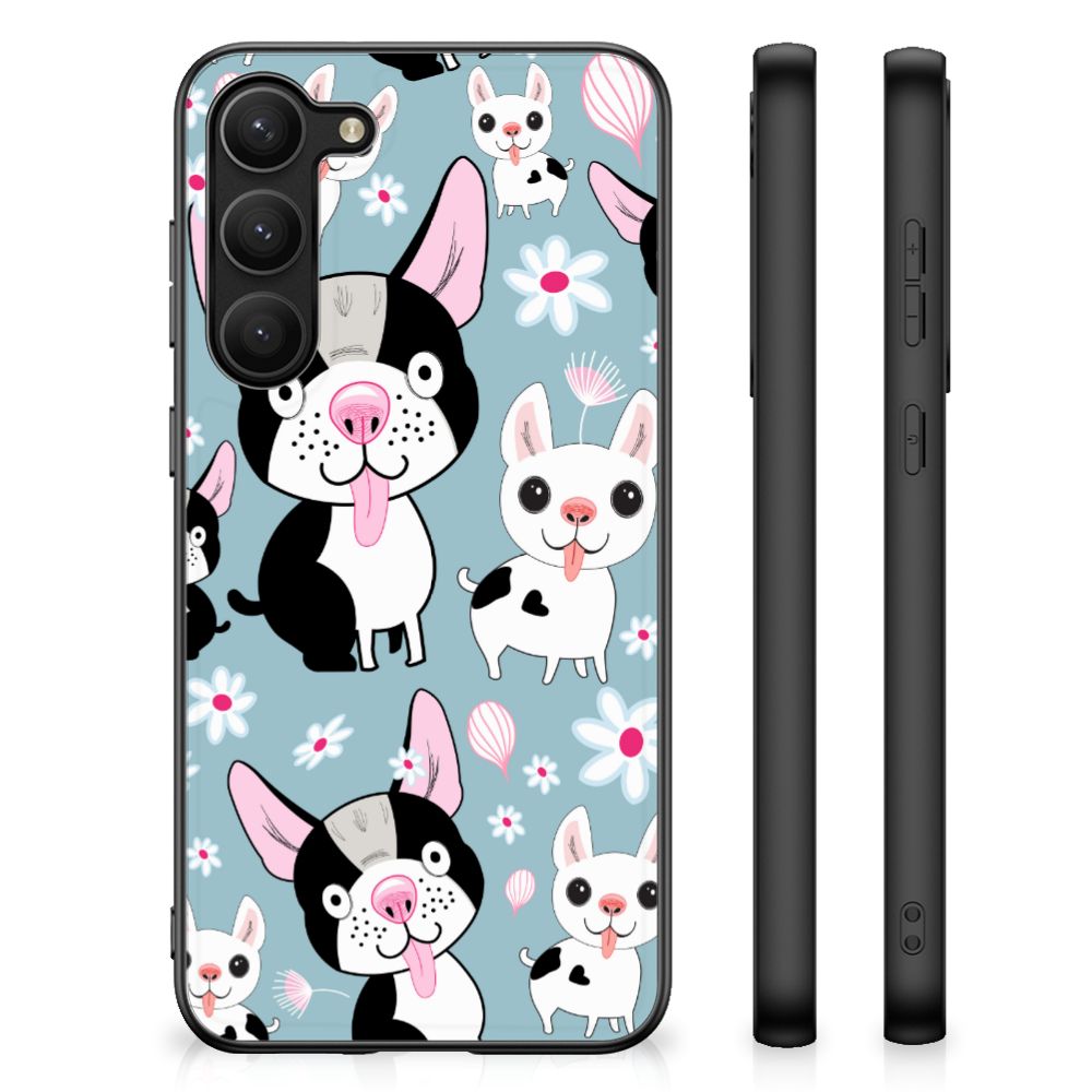 Samsung Galaxy S23 Plus Dierenprint Telefoonhoesje Hondjes B2C Telecom
