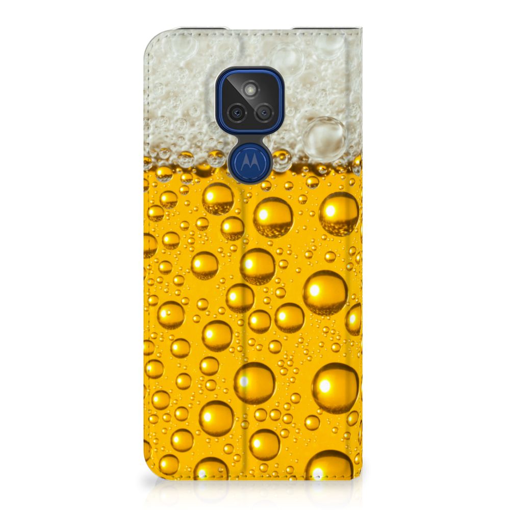 Motorola Moto G9 Play Flip Style Cover Bier - B2C Telecom