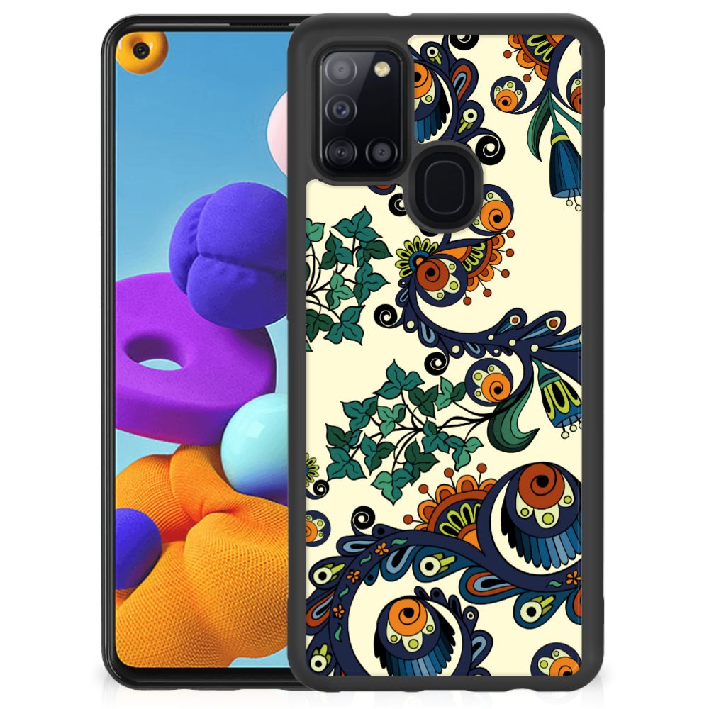 Hoesje TPU Samsung Galaxy A21s Barok Flower