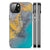 Apple iPhone 13 | iPhone 14 Marmeren Print Telefoonhoesje Marble Blue Gold