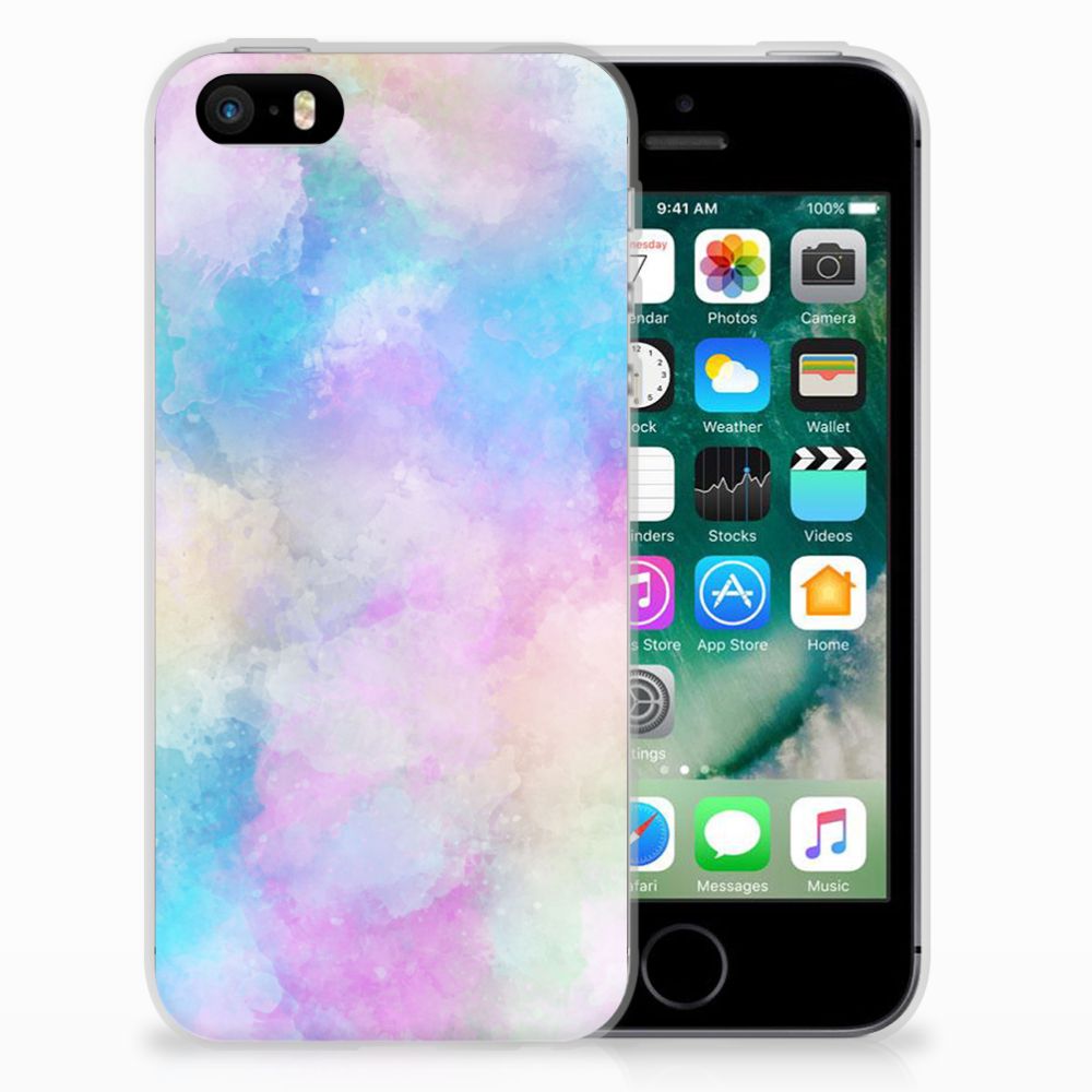 Hoesje maken Apple iPhone SE | 5S Watercolor Light