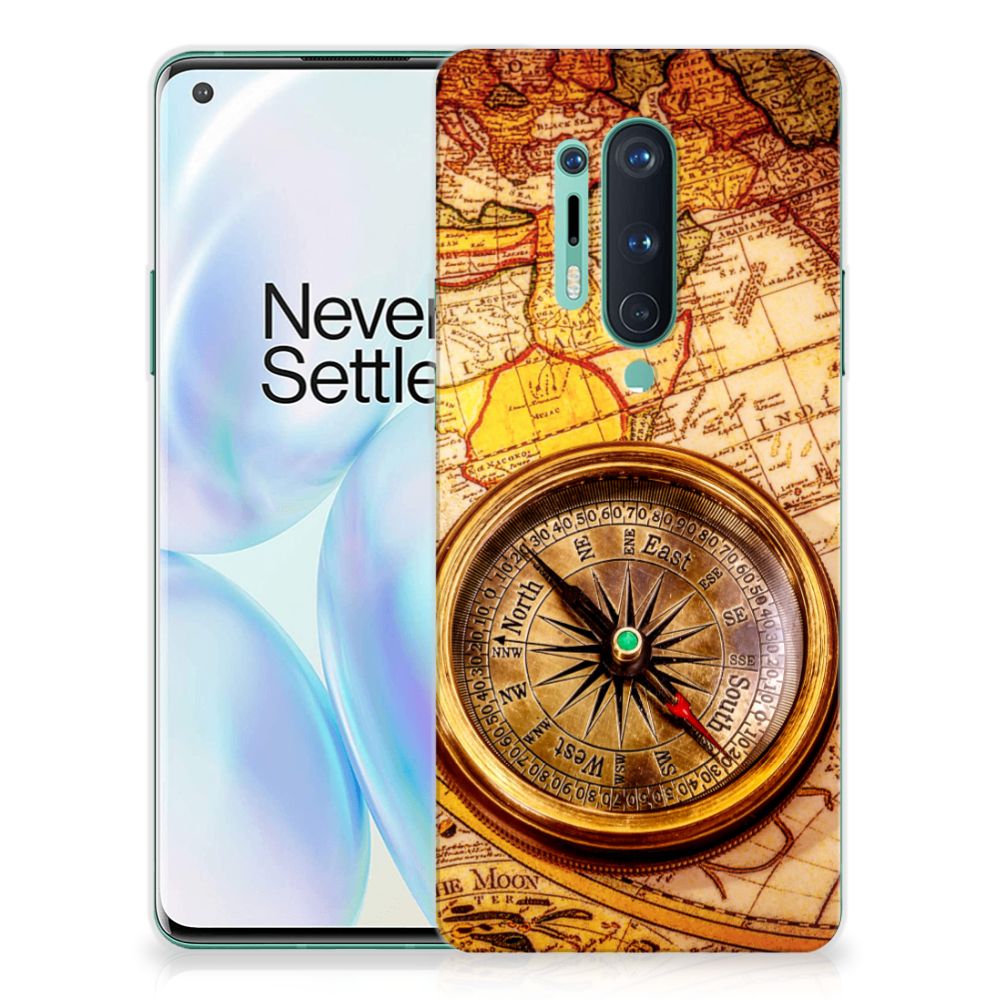 OnePlus 8 Pro Siliconen Back Cover Kompas