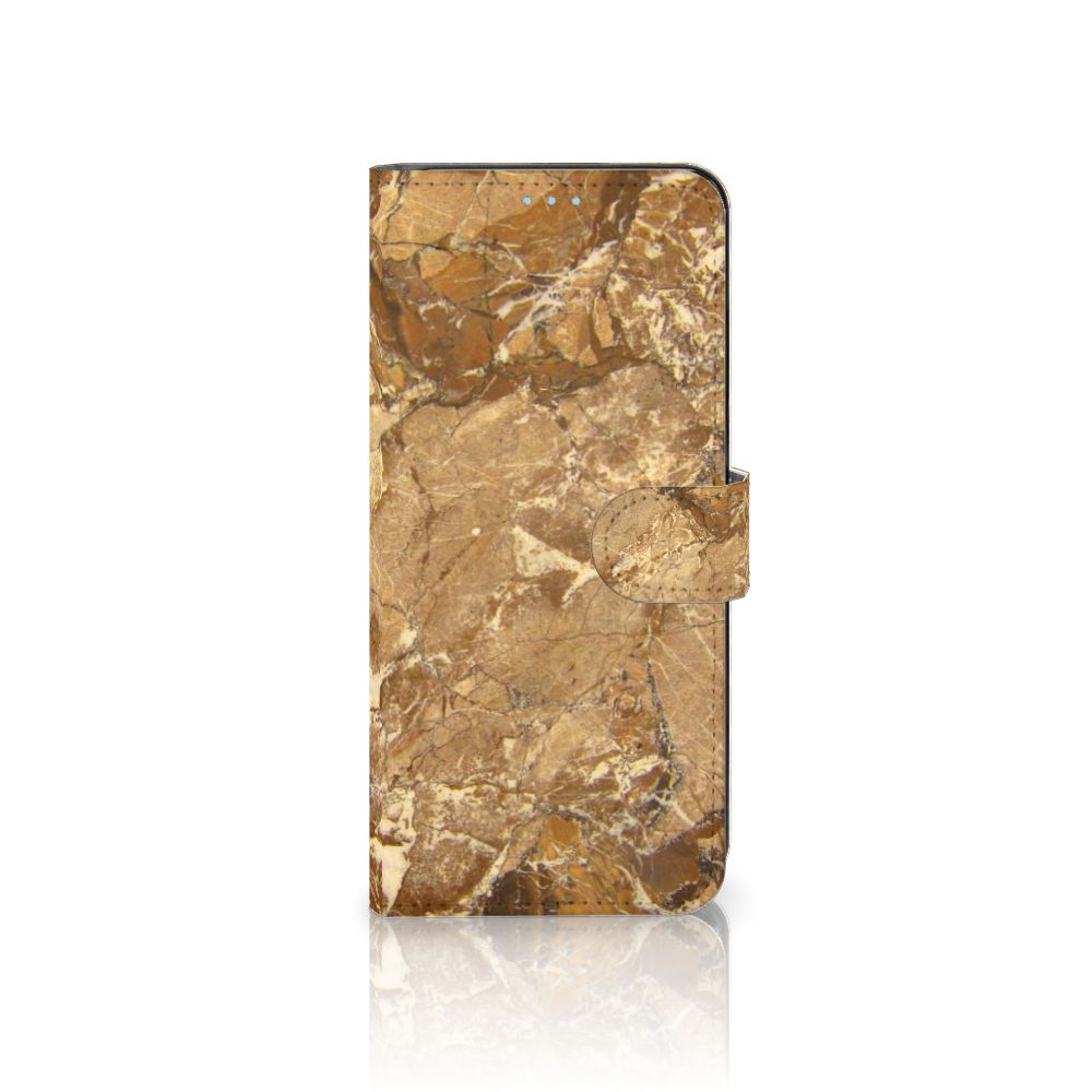 OPPO Find X5 Lite | Reno 7 5G Bookcase Marmer Creme in luxe marmer design met pasjeshouder.