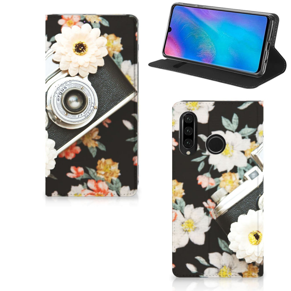 Huawei P30 Lite New Edition Stand Case Vintage Camera