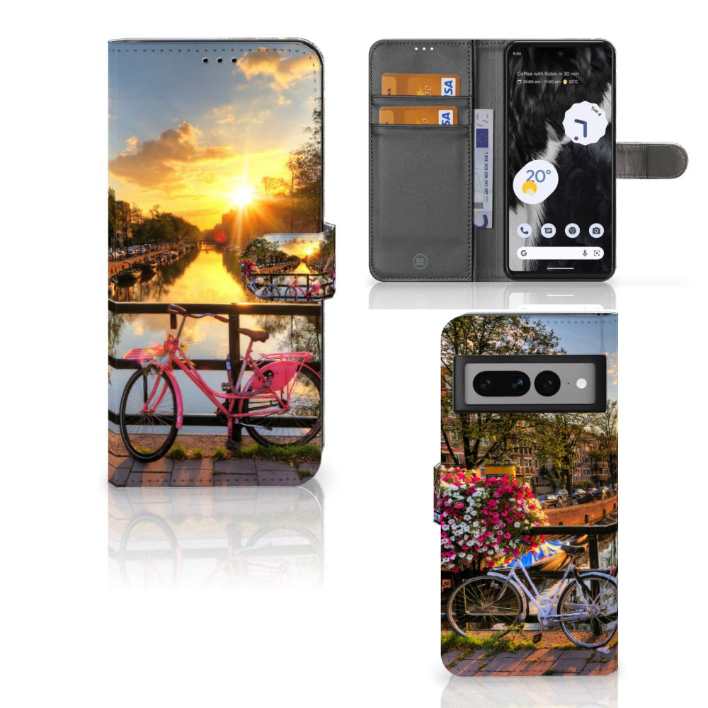 Google Pixel 7 Pro Flip Cover Amsterdamse Grachten