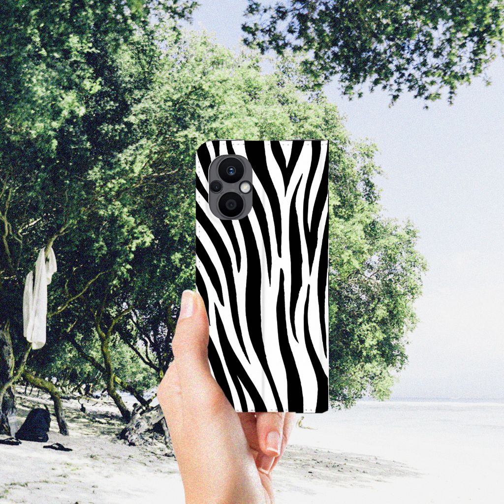 OPPO Reno8 Lite Hoesje maken Zebra - B2C Telecom