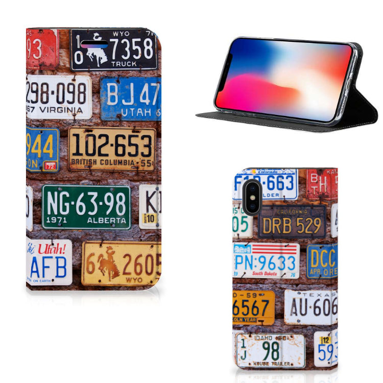 Apple iPhone X | Xs Stand Case Kentekenplaten