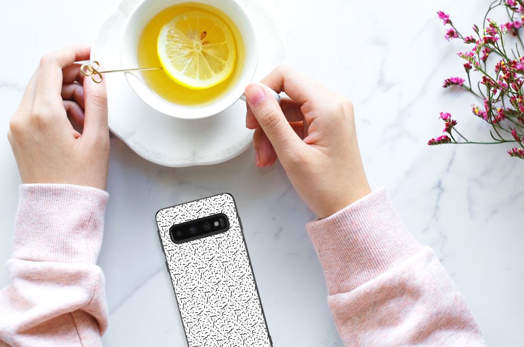 Samsung Galaxy S10 Bumper Case Stripes Dots B2C Telecom