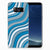 Samsung Galaxy S8 TPU bumper Waves Blue