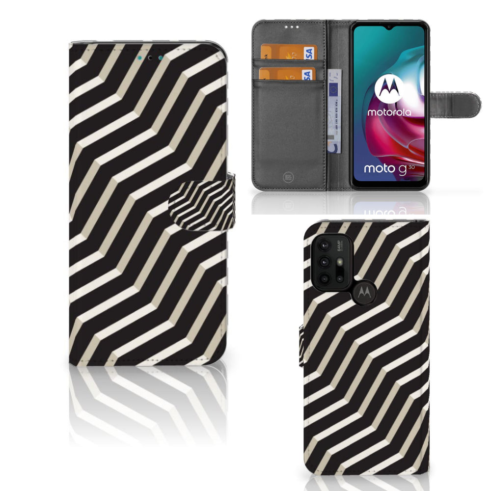 Motorola Moto G10 | G20 | G30 Book Case Illusion