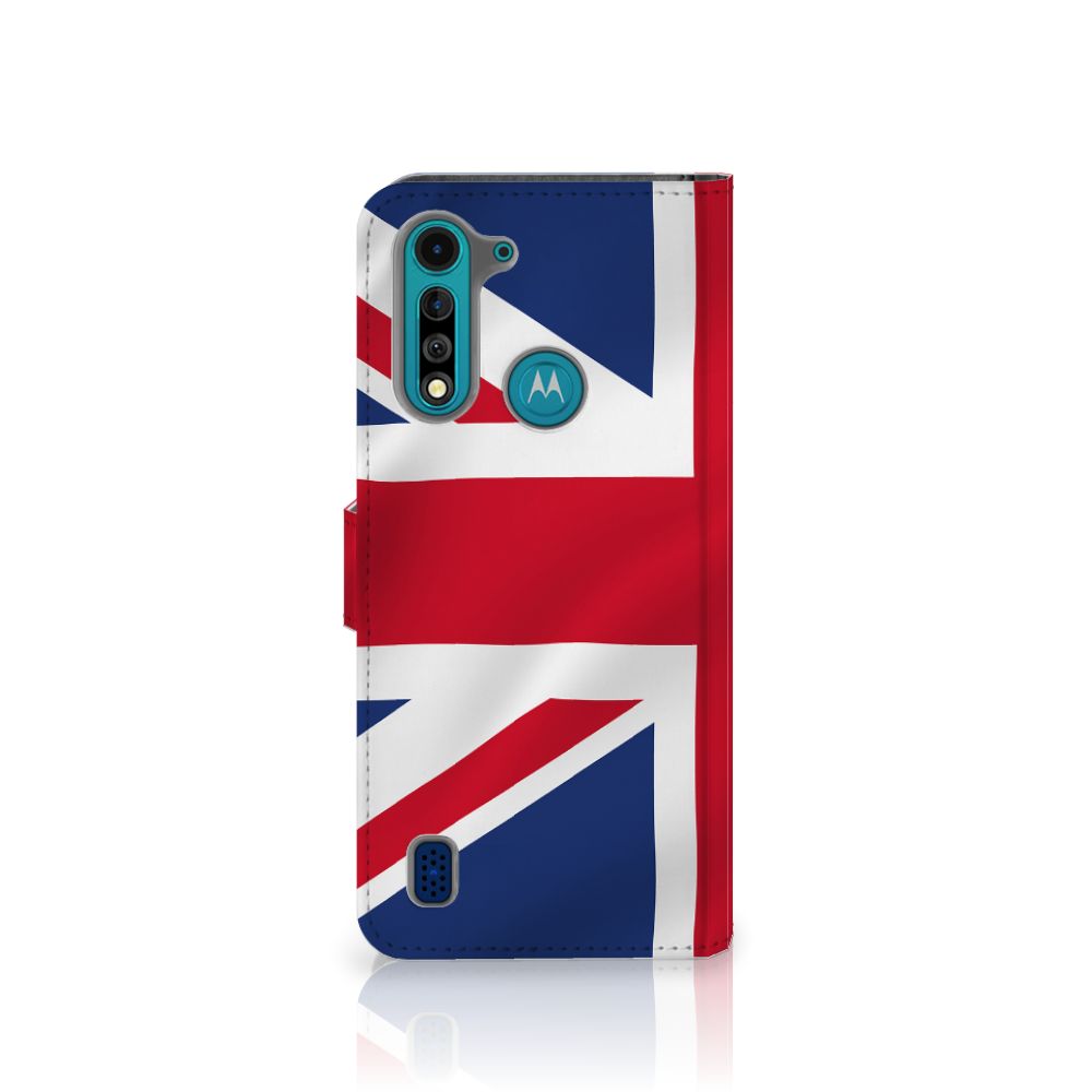 Motorola G8 Power Lite Bookstyle Case Groot-Brittannië