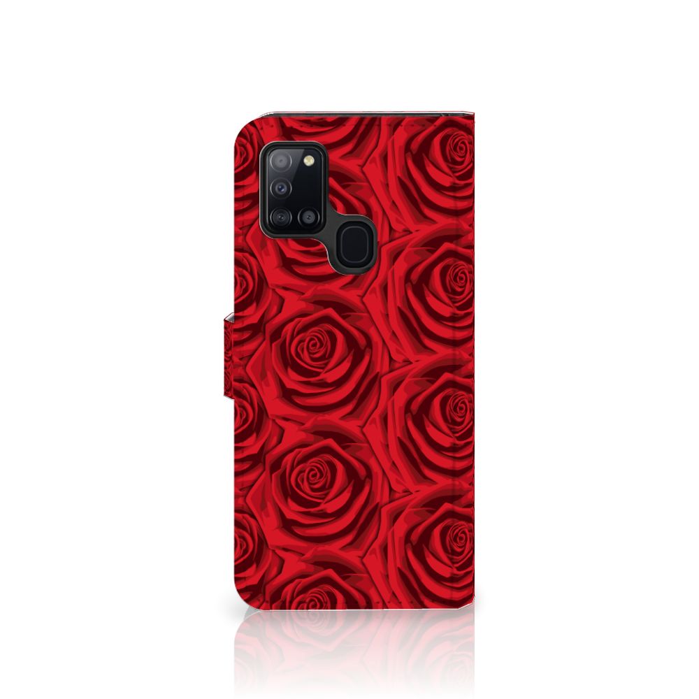 Samsung Galaxy A21s Hoesje Red Roses