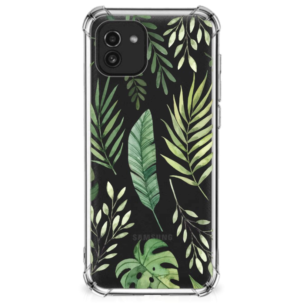 Samsung Galaxy A03 Case Leaves