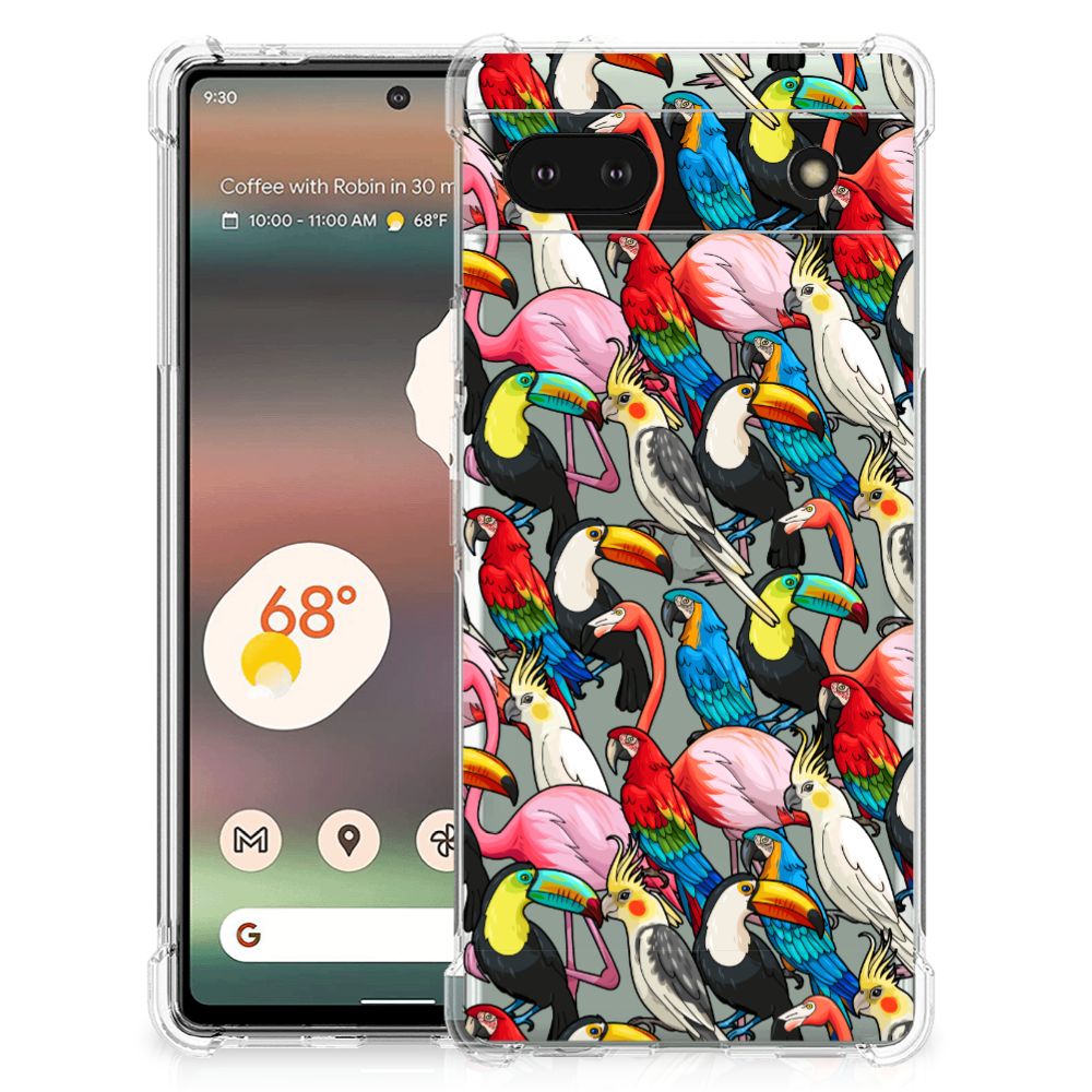 Google Pixel 6A Case Anti-shock Birds