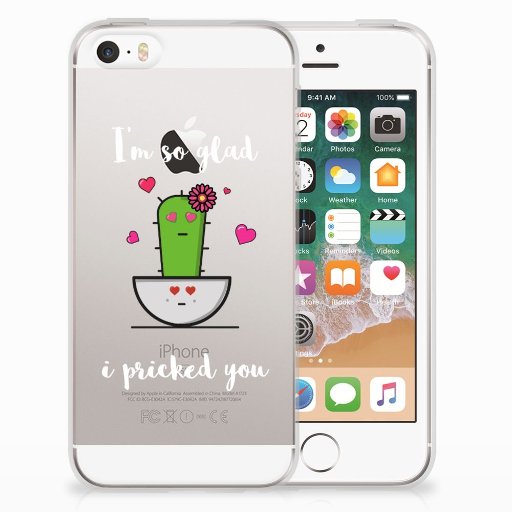 Apple iPhone SE | 5S Telefoonhoesje met Naam Cactus Glad